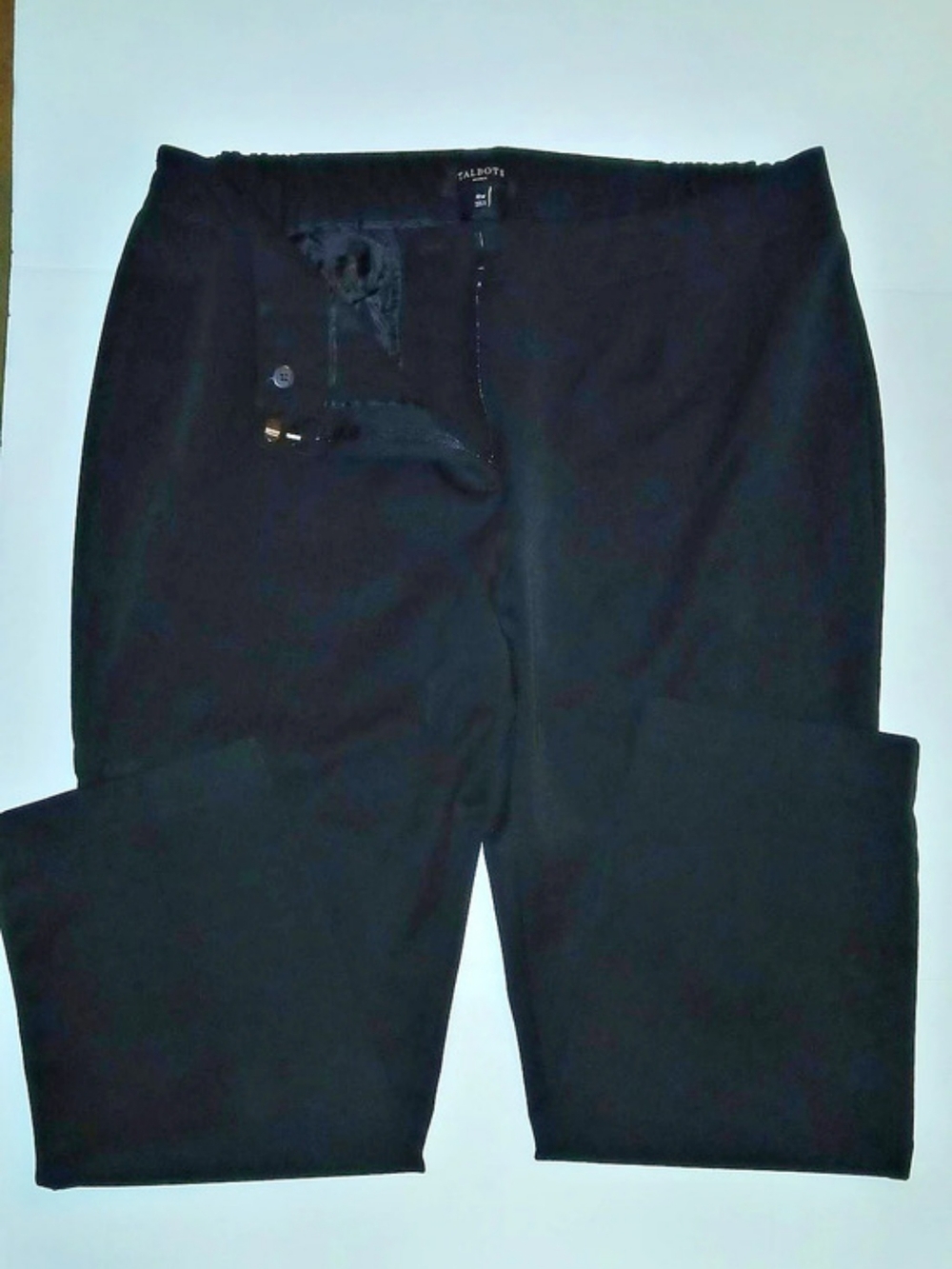 Talbots Women's Straight Leg Pants Black Size 18W